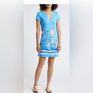 LILLY PULITZER SOPHILETTA Nautical print in Lunar Blue  L